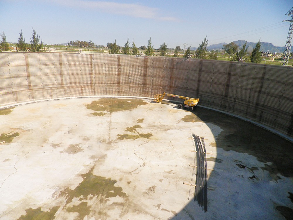 Refuerzo estructural de depósitos (AGRICONSA)